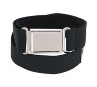 Jackster Kids' Adjustable Elastic Belt with Magnetic Buckle, Black