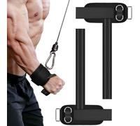 JACMKEON 2pcs Weight Lifting Straps Heavy Duty Padded Wrist Support Strap Anti-Slip Lifting Straps with D Ring for Cable Machine Workout