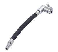JACO Lightning L2X Quick-Connect Locking Tire Inflator Air Chuck Extension | Patented Lock-on Compressor Hose Attachment | 90 Degree Adapter (Open Flow)