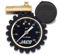 JACO MBX-60 Presta Tire Pressure Gauge for Bikes (Max 60 PSI) | MTB & XC Series