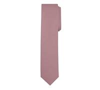 Jacob Alexander Solid Color Pure Men's Ties 5 cm Width Skinny Size Necktie for Formal Events Wedding Business - Dusty Rose