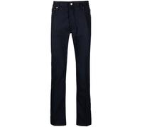 Jacob Cohën Bard slim-cut flannel trousers - Blue 30