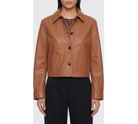 JACOB COHEN Jacket Woman color Brown - Size: 40 - female