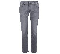 Jacob Cohen Mens Bard Leather Patch Slim Fit Jeans Grey Grey 36