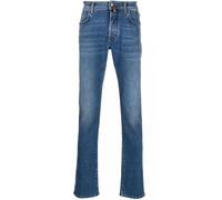 Jacob Cohen Mens Bard Slim Fit Jeans, Light Blue Wash Denim LIGHT WASH 35