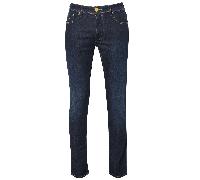 Jacob Cohen Mens Beige Badge Jeans Dark Rinse DARK RINSE 34