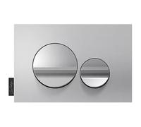 Jacob Delafon Control Plate, Double Round Buttons Chrome