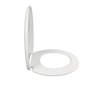 Jacob Delafon Mideo - Polypropylene Seat with Lid Hinge Metal White