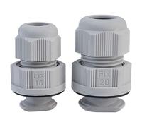 Jacob K341-1016-00 kWik Fix Cable Gland, M16 Light Grey RAL 7035