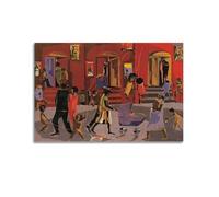 Jacob Lawrence Outstanding Paintings Saul Tepper (1899-1987) Exquisite Poster Canvas Painting Wall Art Decorative Picture Prints Modern Decor 12x18inch(30x45cm)