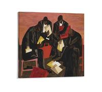 Jacob Lawrence Print Painting-1872 Canvas Wall Art Poster Decorative Modern Home Print Picture Artworks Posters 12x12inch(30x30cm)