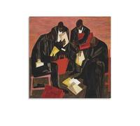 Jacob Lawrence Print Painting-1877 Posters Art Print Wall Photo Paint Poster Hanging Picture Family Decor 12x12inch(30x30cm)