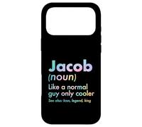 Jacob Like A Normal Guy Only Cooler Legend King First Name Case for iPhone 17 Pro Max