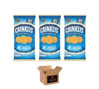 Jacob’s Crackers, Crinklys, Twiglets, Mini Cheddars Crisps & Savoury Snack - Crunchy Cheese & Onion, Salt & Vinegar, Prawn Cocktail & more Baked - (Salt & Vinegar 6x23g-Pack 3)