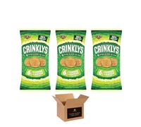 Jacob’s Crackers, Crinklys, Twiglets, Mini Cheddars Crisps & Savoury Snack - Crunchy Cheese & Onion, Salt & Vinegar, Prawn Cocktail & more Baked - (Cheese & Onion 6x23g-Pack 3)