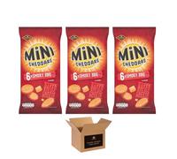 Jacob’s Crackers, Crinklys, Twiglets, Mini Cheddars Crisps & Savoury Snack - Crunchy Cheese & Onion, Salt & Vinegar, Prawn Cocktail & more Baked - (Smoky BBQ 6x23g-Pack 3)