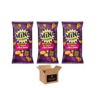 Jacob’s Crackers, Crinklys, Twiglets, Mini Cheddars Crisps & Savoury Snack - Crunchy Cheese & Onion, Salt & Vinegar, Prawn Cocktail & more Baked - (Cheese & Red Onion 6x23g-Pack 3)