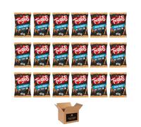 Jacob’s Mini Cheddars Red Leicester Cheese Grab Bag - Crunchy Biscuits, Classic British, Lunchbox Snacks, Party Food, Oven Baked Cheesy Crackers (case of 12, Twiglets 45g)