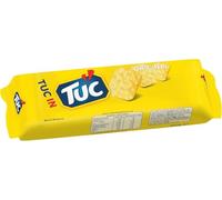 Jacob’s TUC Original Snack Crackers 150g | Light Crispy Savoury Biscuits | Slightly Salted Snack Crackers | Perfect for Dips & On-the-Go Snacking | Vegetarian Friendly