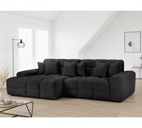 Jacob Sofa Black Left Hand Facing Corner