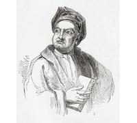 Jacob Tonson also known as Jacob Tonson the elder 1655-1736. 18th century bookseller and publisher. From Old England: A Pictorial Museum published 1847. Poster Print by Ken Welsh (12 x 15)