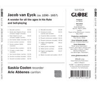JACOB VAN EYCK: A WONDER FOR ALL THE AGES IN HIS FLUTE AND BELL-PLAYING NEW CD