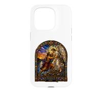 Jacob Wrestling The Angel At Dawn Cathedral Mosaic Artwork Case for iPhone 15 Pro
