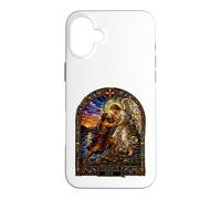 Jacob Wrestling The Angel At Dawn Cathedral Mosaic Artwork Case for iPhone 16 Plus