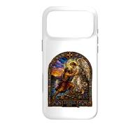 Jacob Wrestling The Angel At Dawn Cathedral Mosaic Artwork Case for iPhone 17 Pro Max