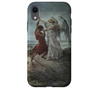 Jacob Wrestling with the Angel by Gustave Dore (1866) Case for iPhone XR