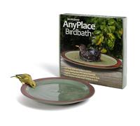 Jacobi Jayne Bird Bath For Garden Birds Anyplace™ Bird Bath - Ceramic Garden Bird Bath and Wildlife Drinker - Perfect Birdbath For Garden. Bird Water Feeder And Bird Bath Bowl. Birdbaths & Supports