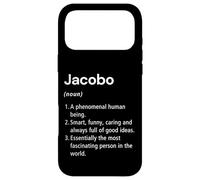 Jacobo Name Definition Dictionary Case for iPhone 17 Pro Max