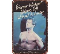 Jacobo Timerman: Prisoner Without a Name, Cell Without a Number movie Metal Tin Sign Poster Decor for Living Room Cafe Decorative Sign for Wall 12x8Inches