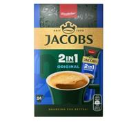 JACOBS 2in1, instant coffee powder, 6 x 24 sticks/sachets, 297.6g