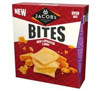 Jacob's Bites Red Leicester Crackers 125g