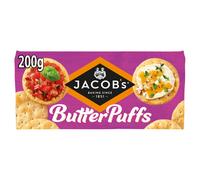 JACOBS Butter Puffs Crackers The Light Flaky Biscuit 200 g Pack of 1