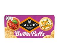 Jacob's Butter Puffs Crackers - The Light & Flaky Biscuit, 200 g (Pack of 1)
