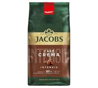 Jacobs Café Crema Intense coffee beans 1kg - Intense, nutty, cocoa note, Arabica & Robusta beans, intensity 7/10, ideal for Café Crema