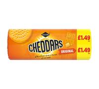 Jacobs Cheddars Cheddar Cheese Biscuits 150g (Pack of 2)