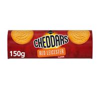 JACOBS Cheddars Red Leicester Flavour Cheese Biscuits 150 g Pack of 4