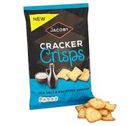 Jacob's Cracker Crisps Sea Salt & Balsamic Vinegar 150g - Pack of 2