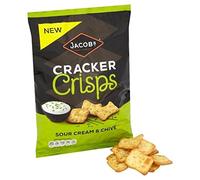 Jacob's Cracker Crisps Sour Cream & Chive 150g - Pack of 6