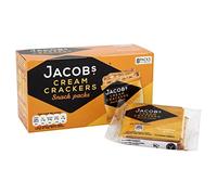JACOB'S Cream Cracker Multipack 8 Snack Packs, 185 g (Pack of 1)