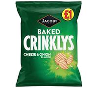 Jacobs Crinklys Cheese & Onion £1 | 105Gm x 12