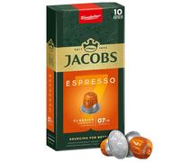 Jacobs Douwe Egberts JACOBS Espresso Classico Intensity 7 - 10 aluminum capsules compatible with Nespresso® coffee machines*
