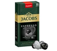 Jacobs Douwe Egberts JACOBS Espresso Ristretto Intensity 12 - 10 aluminum capsules compatible with Nespresso® coffee machines*