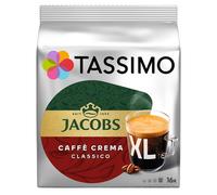 Jacobs | Caffè Crema Classico XL - 16 pods for Tassimo