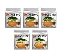 Jacobs Douwe Egberts Tassimo Latte Macchiato Caramel 16 capsules (8 drinks) carton 5 packs