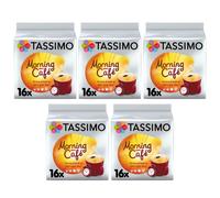 Jacobs Douwe Egberts Tassimo Morning Café 16 pieces carton 5 packs