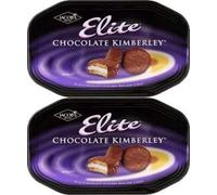 Jacobs Elite Chocolate Kimberley Tin 660g Ginger Flavored Biscuits Mallow Center Smothered in Milk Chocolate Made in Ireland Pack of 2